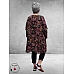 AKH Big Shirt Sienna Zwart/Paars/Geel